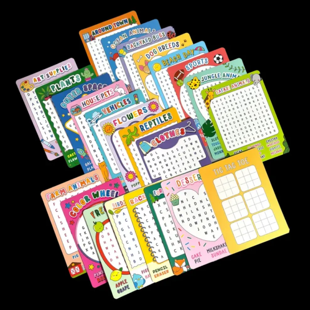 Ooly Word Search Activity Cards Hot