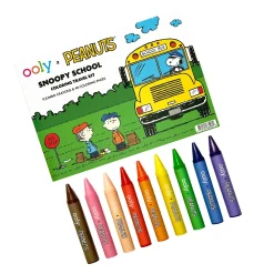 Ooly ® x Peanuts®: Snoopy School Coloring Travel Kit New