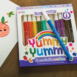 Ooly Yummy Yummy Scented Washable Markers - set of 12 New