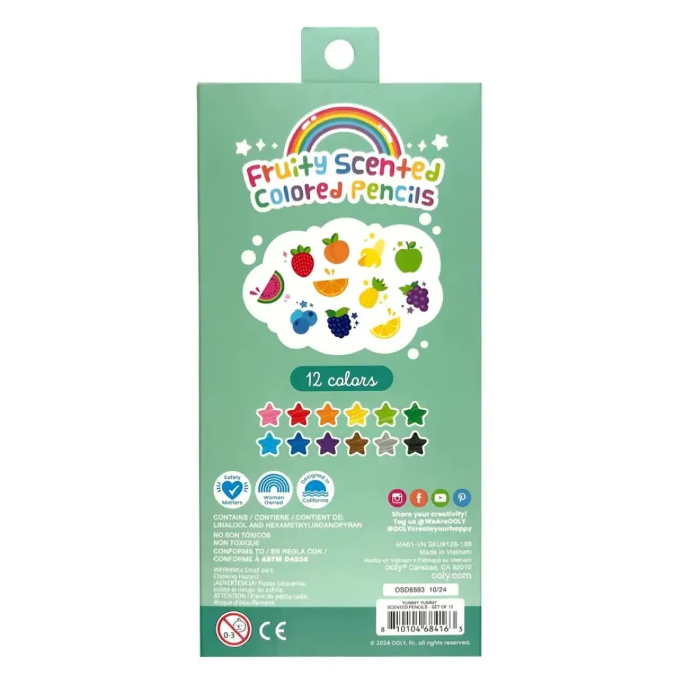 Ooly Yummy Yummy Scented Colored Pencils Hot