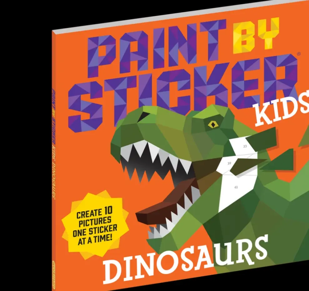 Hachette Paint By Sticker Kids Dinosaurs Clearance
