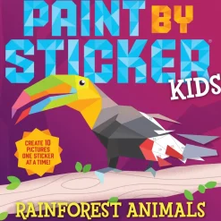 Hachette Paint By Sticker Kids Rainforest Animals Sale