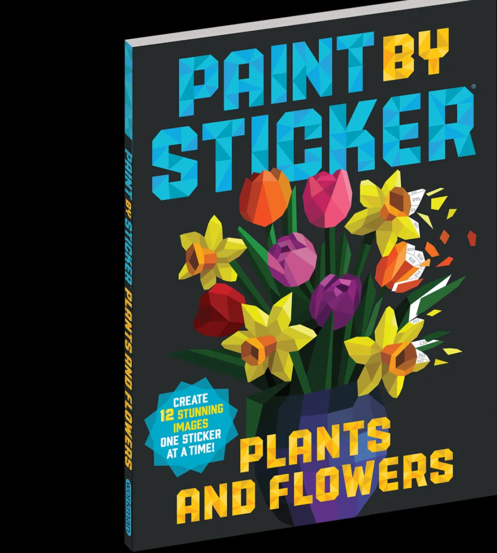 Hachette Paint By Sticker: Plants and Flowers Outlet