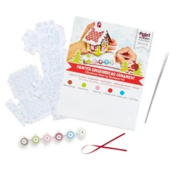 Paint the Town By Numbers Paint the Town By Number™ Gingerbread House Christmas Ornament Kit Online