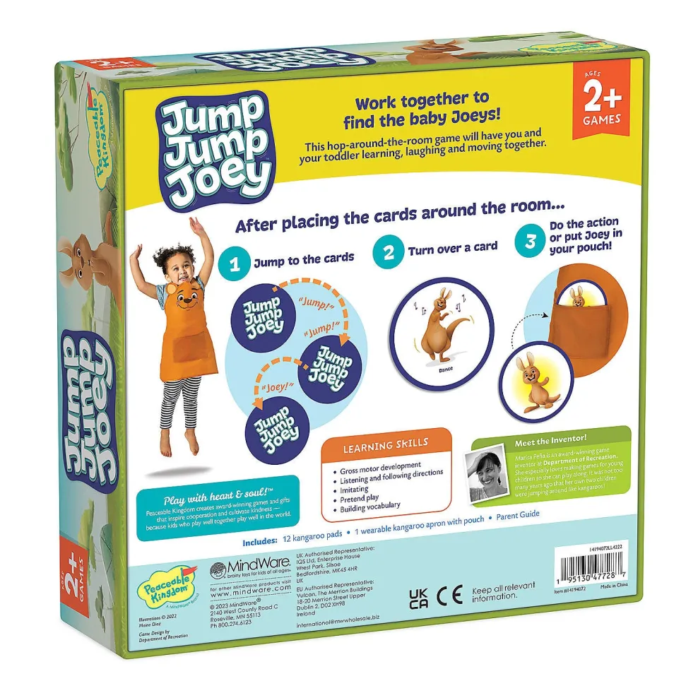 Peaceable Kingdom Jump Jump Joey New