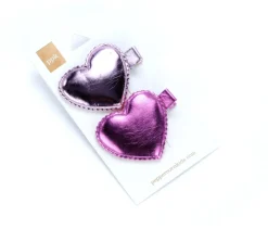 Peppercorn Kids Metallic Heart Hair Clip Sale