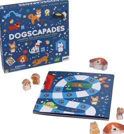 Chronicle Books Petit Collage Dogscapades: A Barking Mad Game All About Dogs New