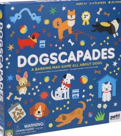 Chronicle Books Petit Collage Dogscapades: A Barking Mad Game All About Dogs New