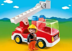 Playmobil 1.2.3 Ladder Unit Fire Truck Discount