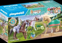 Playmobil Horses of Waterfall: Three Horses with Saddles 71356 Clearance