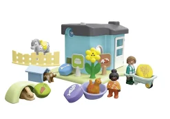 Playmobil Junior: Animal Home with Treat Dispenser 71690 Clearance