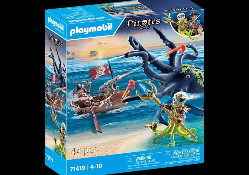 Playmobil Pirates: Battle Against the Giant Octopus 71419 New