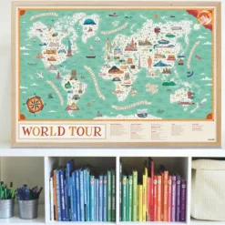 DAM Poppik Discovery Posters - World Tour Hot