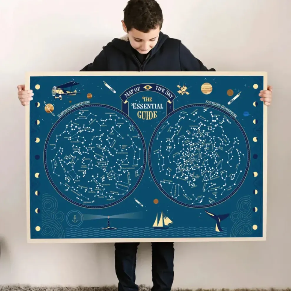 DAM Poppik Discovery Posters - Sky Map Clearance