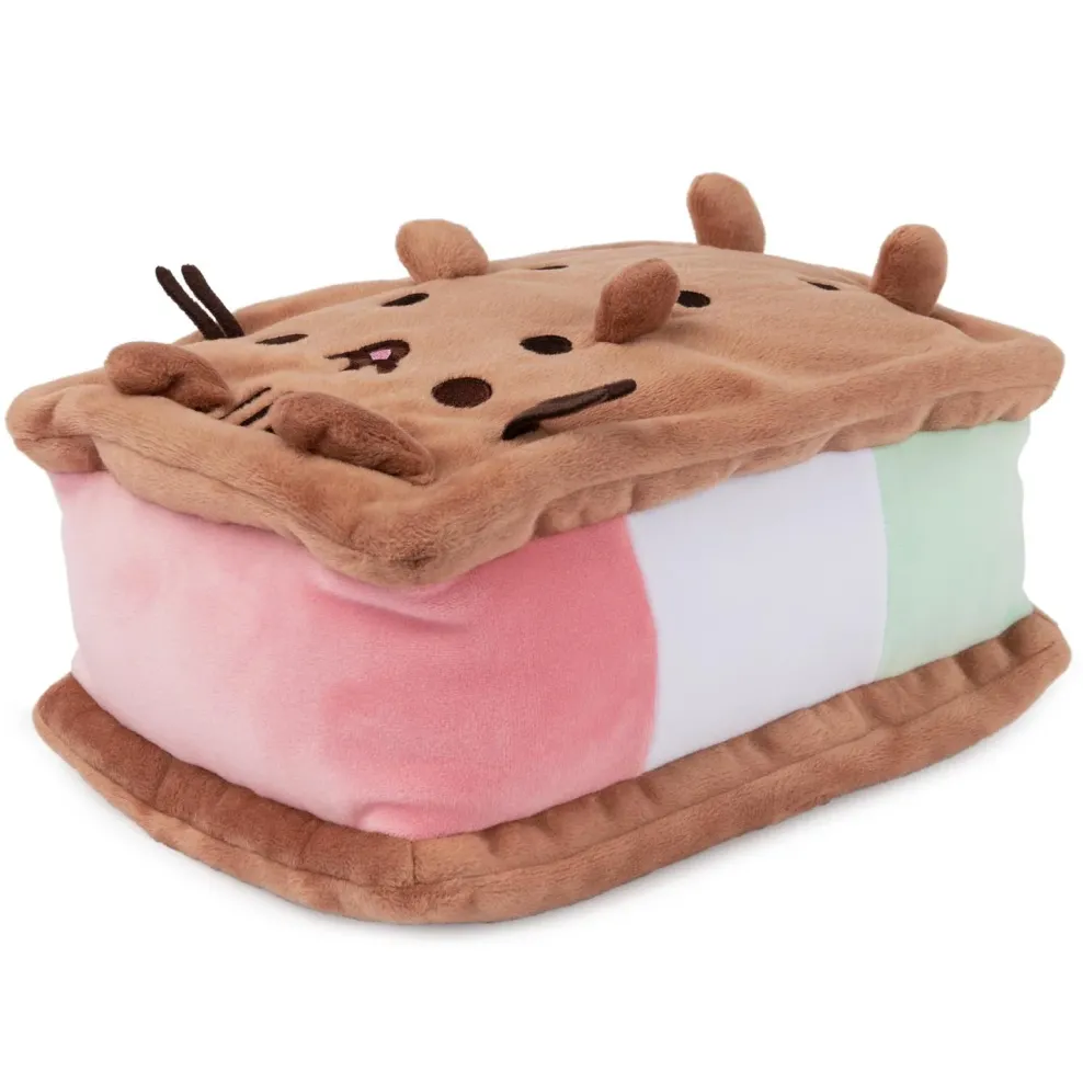 Gund Pusheen Neapolitan Ice Cream Sandwich 9.5" Online