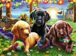 Ravensburger Puzzle 100 Piece Puppy Picnic Discount