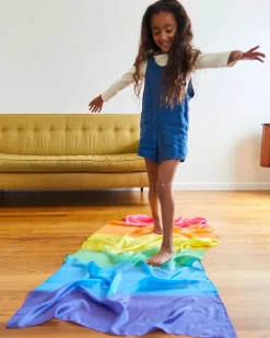Sarah's Silks : Giant Play Silk Rainbow Hot
