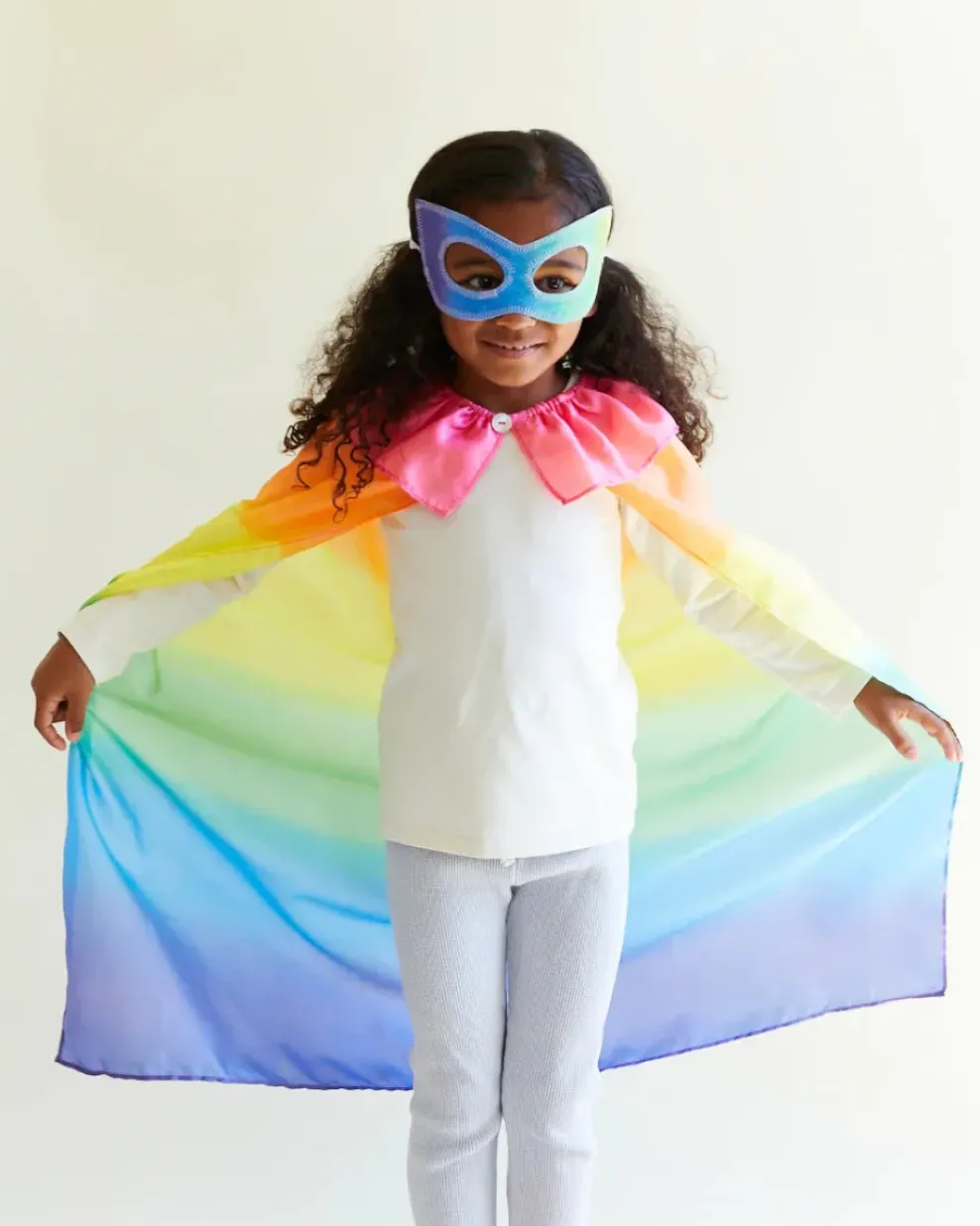 Sarah's Silks : Silk Mask - Rainbow Clearance