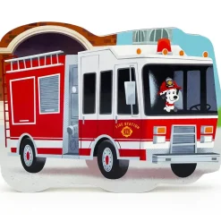Cottage Door Press Shaped Board Book - How Fire Trucks Work Sale