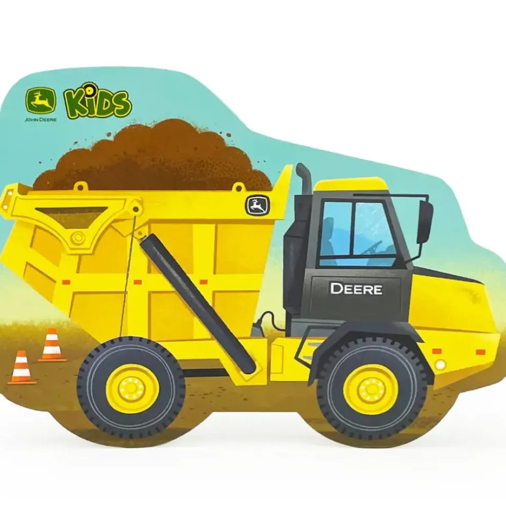 Cottage Door Press Shaped Board Book - John Deere Kids: How Dump Trucks Work Clearance