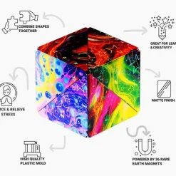 Fun in Motion Toys Shashibo Holographic Cosmos New