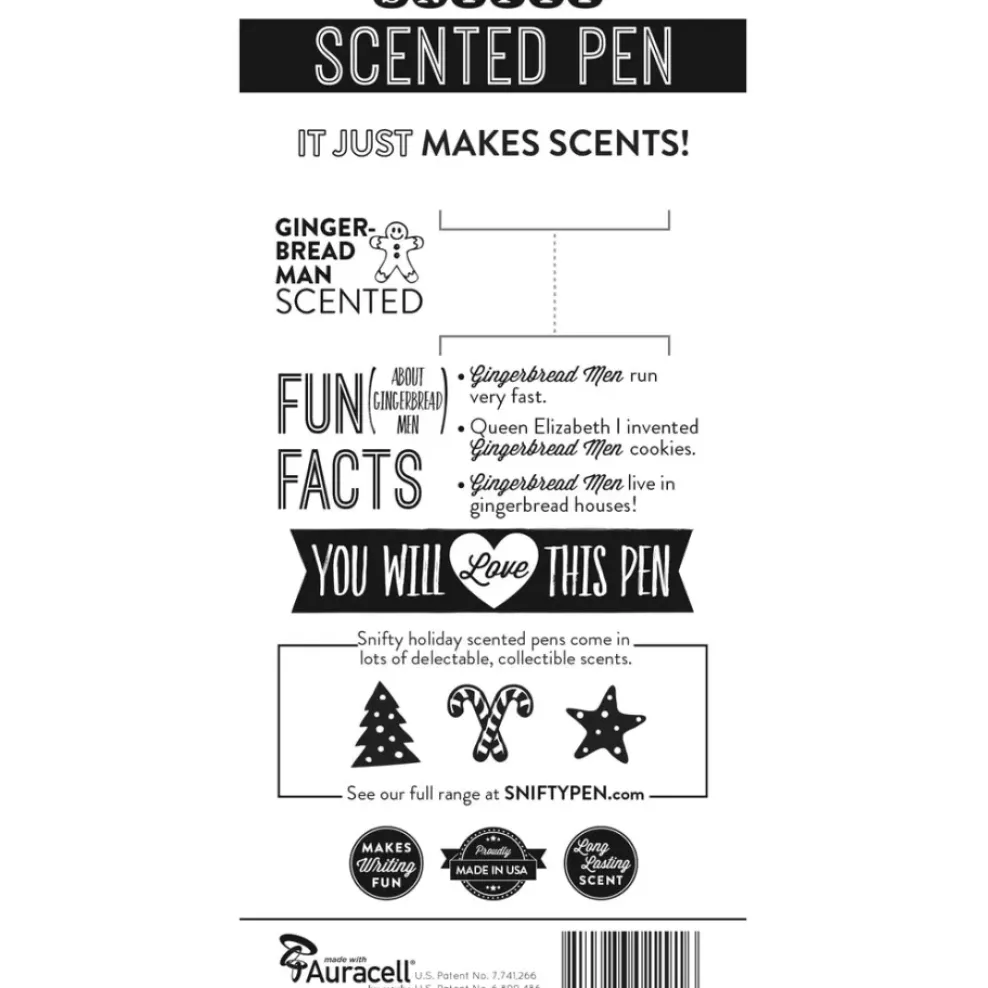 Snifty Pen Holiday Scented Pen: Gingerbread Hot