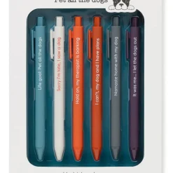 Snifty Pen Set: Life Goal Pet All the Dogs Hot