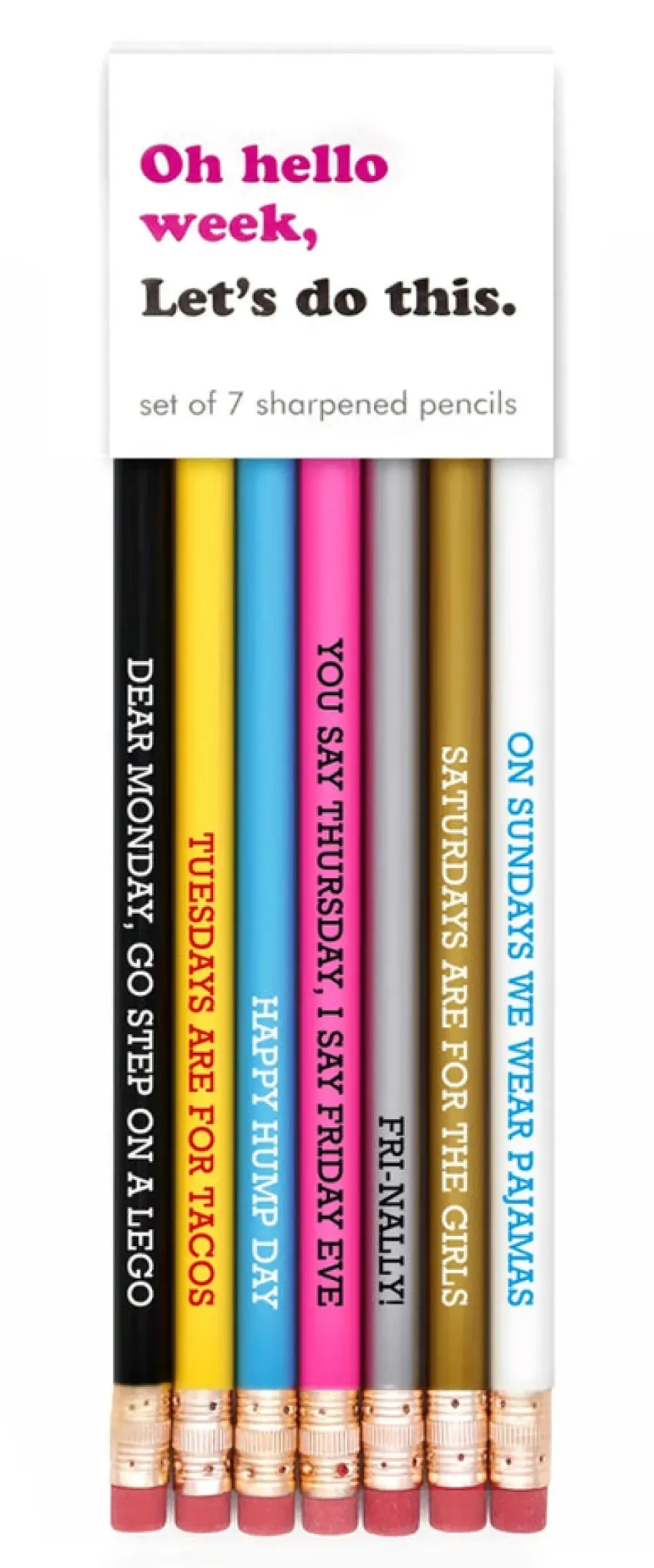 Snifty Pen cil Set: Oh Hello Week, Let's Do This Outlet