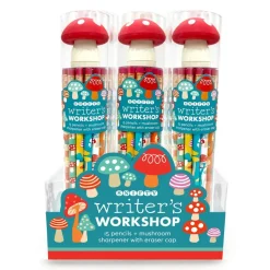 Snifty Pen Snifty Writer's Workshop Mushroom Pencils + Sharpener Hot