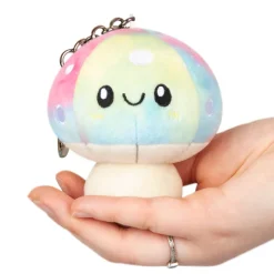Squishable ® Micro Keychain: Tie Dye Mushroom 3" - Discontinued Sale