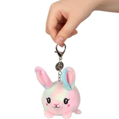 Squishable ® Micro Keychain: Tie Dye Bunny 3" Sale