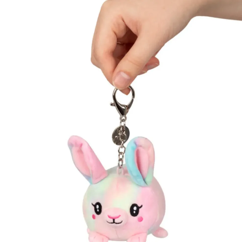 Squishable ® Micro Keychain: Tie Dye Bunny 3" Sale