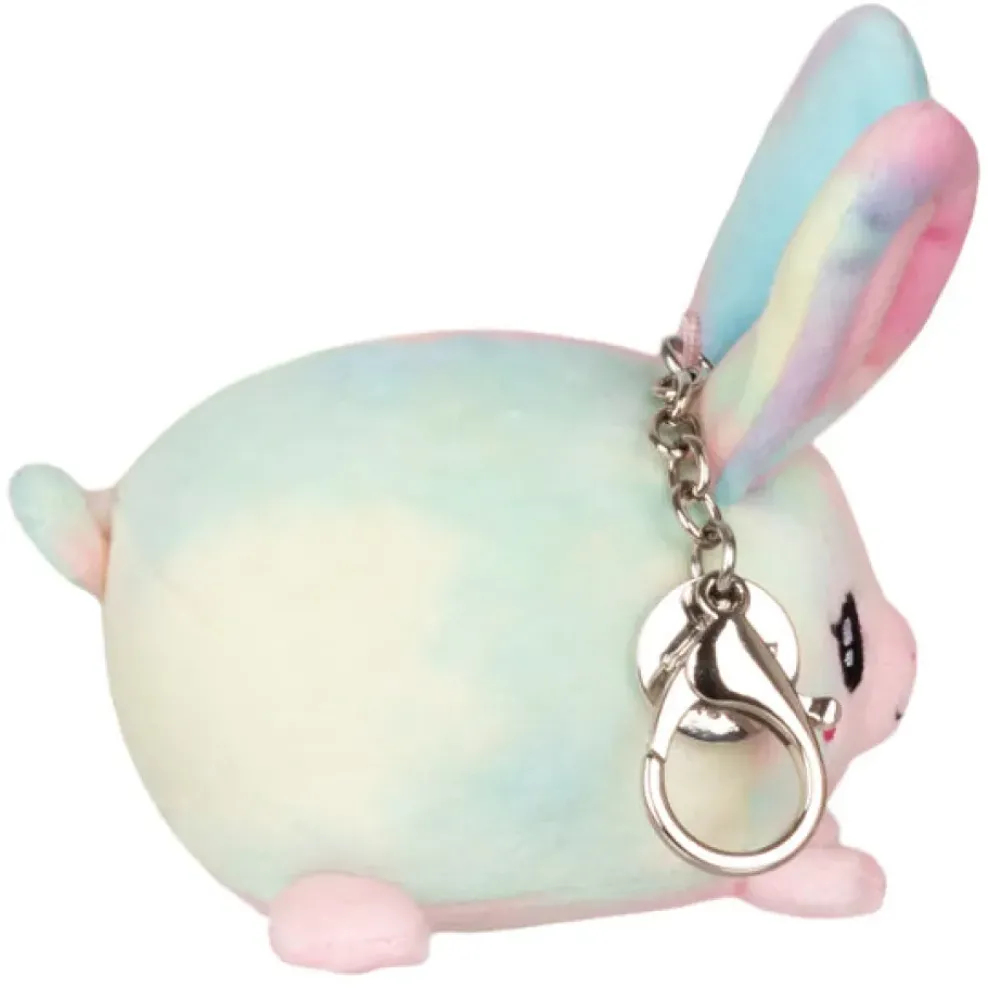Squishable ® Micro Keychain: Tie Dye Bunny 3" Sale