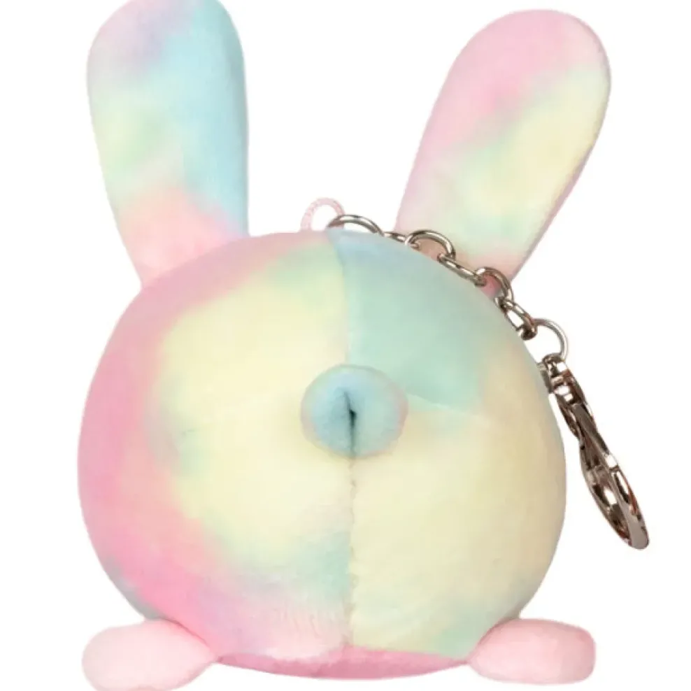 Squishable ® Micro Keychain: Tie Dye Bunny 3" Sale