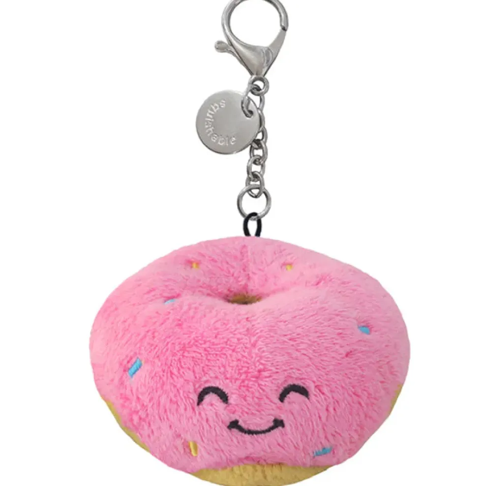 Squishable ® Micro Keychain: Pink Donut 3" New