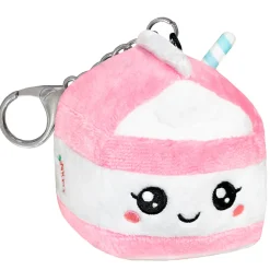 Squishable ® Micro Keychain: Strawberry Milk Carton 3" - Discontinued Hot
