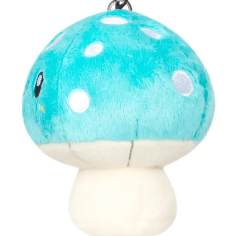 Squishable ® Micro Keychain: Turquoise Mushroom 3" - Discontinued Fashion