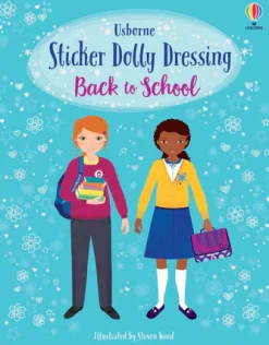 Harper Collins Sticker Dolly Dressing Back to School New