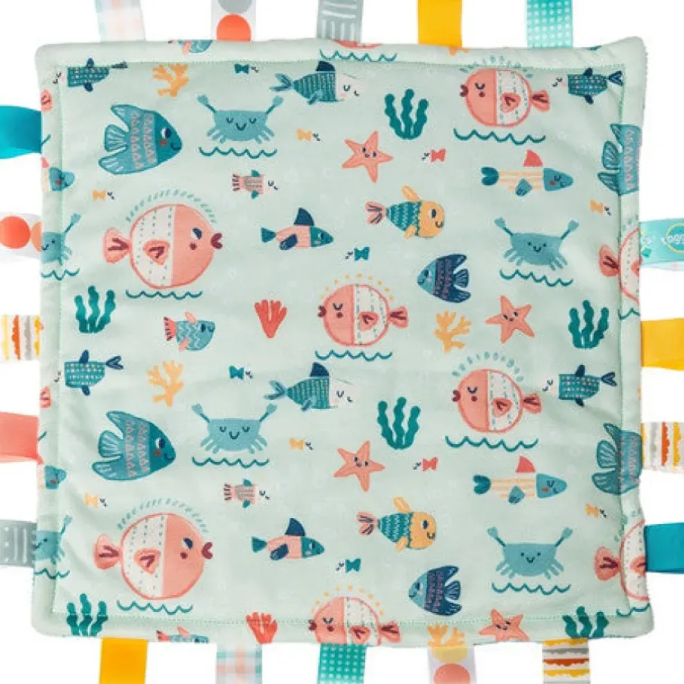 Mary Meyer Taggies™ Original Comfy Blanket: Fishies 12" Fashion