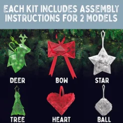 Thames Kosmos Thames & Kosmos Creatto Light up 3D Puzzle Holiday FestiveBow Clearance