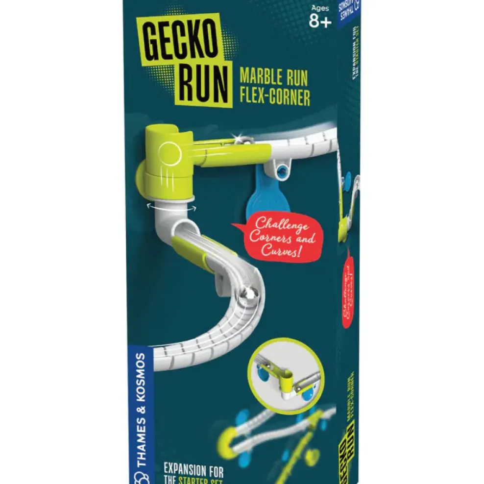 Thames Kosmos Thames & Kosmos: Gecko Run Expansion Pack - Marble Run Flex-Corner New