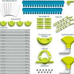 Thames Kosmos Thames & Kosmos: Gecko Run Marble Run Deluxe Starter Set Discount