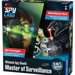 Thames Kosmos Thames & Kosmos: Spy Labs - Spy Sleuth 1 - Master of Surveillance - Motion Detector Alarm/Night Vision Goggles Discount