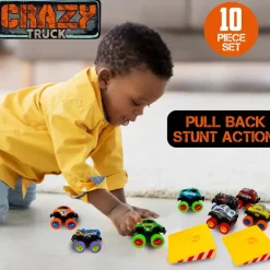 Thin Air Brands Crazy Truck Die Cast Trucks 10 piece set New