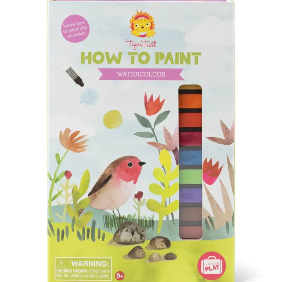 Tiger Tribe - How to Paint: Watercolor Fashion