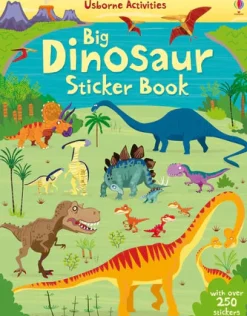 Harper Collins Usborne Big Dinosaur Sticker Book New