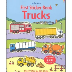 Harper Collins Usborne First Sticker Book: Trucks Outlet