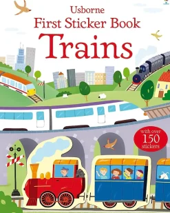 Harper Collins Usborne First Sticker Book: Trains Hot