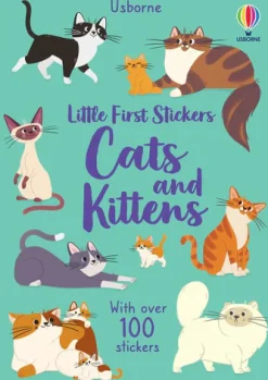 Harper Collins Usborne Little First Sticker Book: Cats and Kittens Clearance