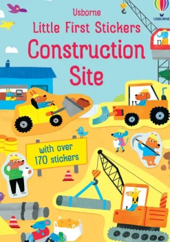 Harper Collins Usborne Little First Sticker Book: Construction Site Best